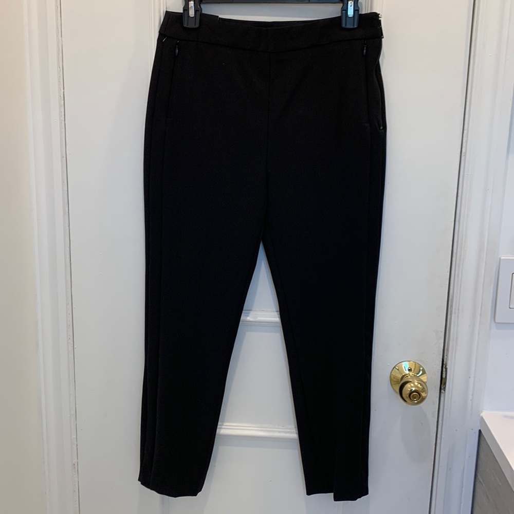 Zara Black Ankle Pants Trousers Size US 6
